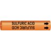 Sulfuric Acid Snap-On Pipe Markers