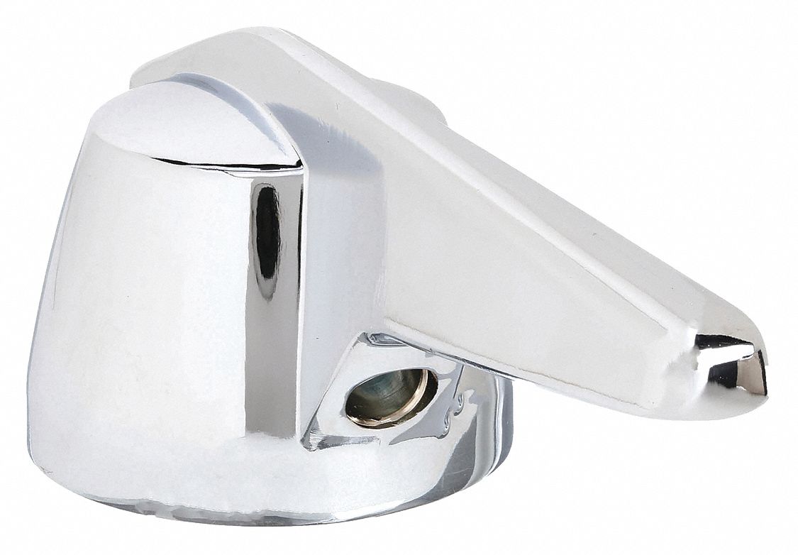 Handle: Chrome Finish, Lever Faucet Handle