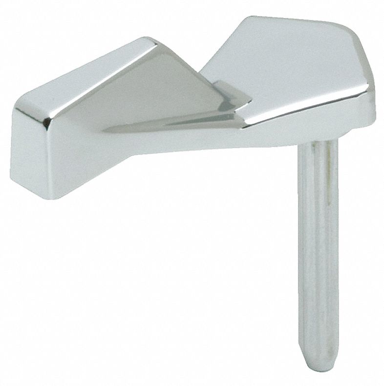 Handle: Chrome Finish, Lever Faucet Handle