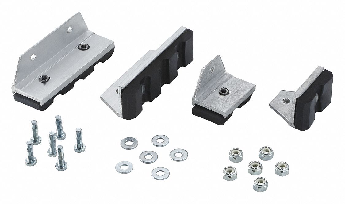 LOUISVILLE, Fits Louisville Ladder Brand, 4, Step Ladder Shoes 24VT37