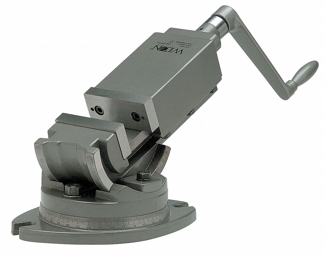 24W044 - Angle Machine Vise 1-5/16 Deep 2 in Open