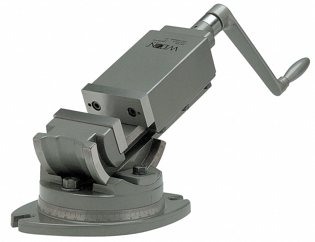24W045 - Angle Machine Vise 1-5/16 Deep 3 in Open