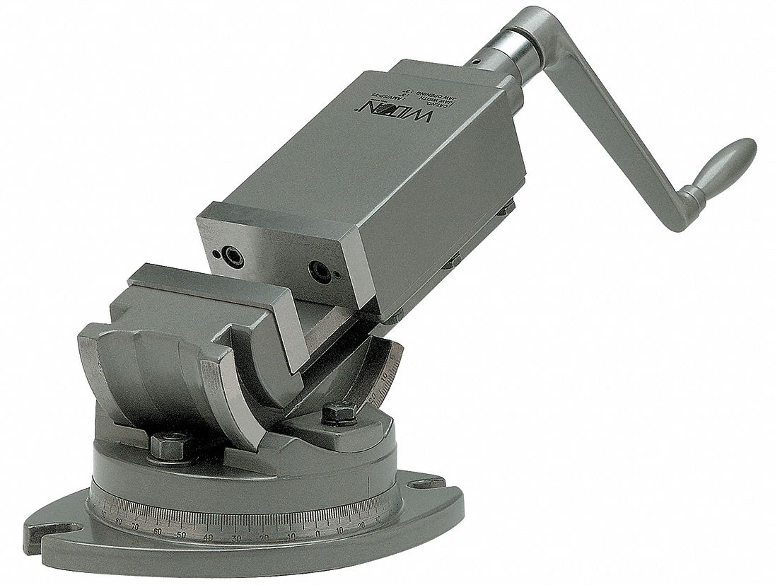 24W046 - Angle Machine Vise 1-9/16 Deep 4 in Open