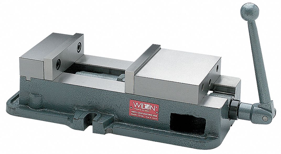 WILTON Machine Vise, Machine Vise, 7 1/2 in Jaw Opening (In.), 8 in Jaw ...