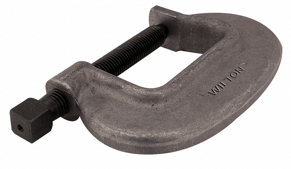 Wilton 660S-12 12 In F-Clamp Steel Handle And 4 In Throat Depth 