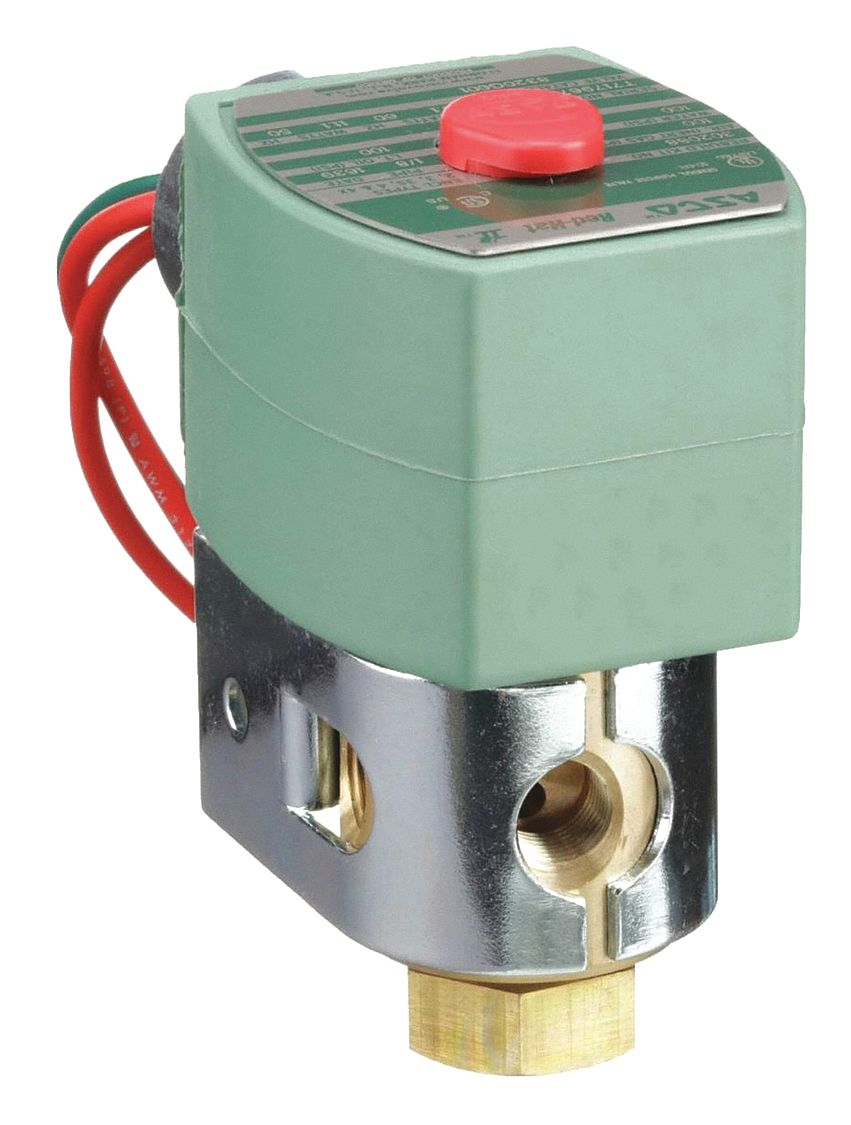 Solenoid Valve: 3-Way, Configurable, 1/4 in Pipe Size, 24V DC, Explosion Proof/Watertight