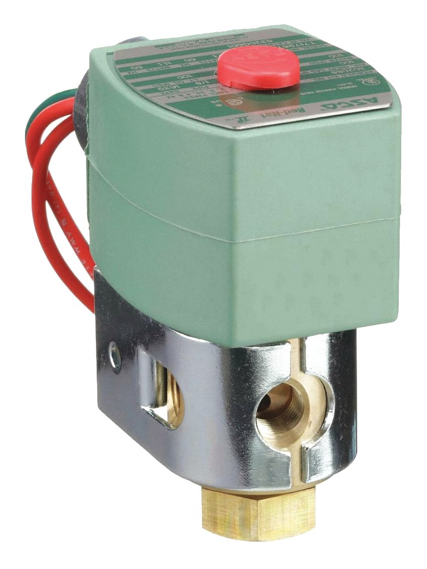 Solenoid Valve: 3-Way, Configurable, 1/4 in Pipe Size, 24V DC, Explosion Proof/Watertight