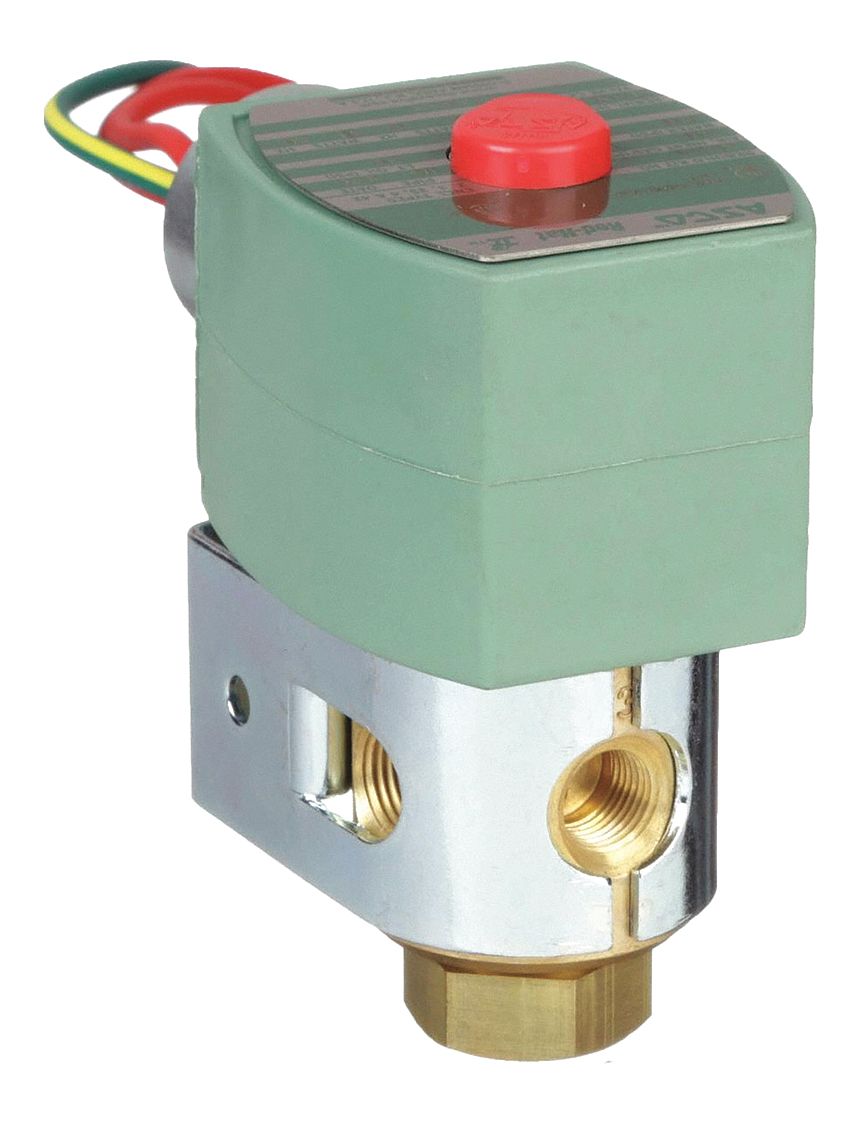 REDHAT, 3-Way, Normally Open, Solenoid Valve - 24W633|8320G136120 ...