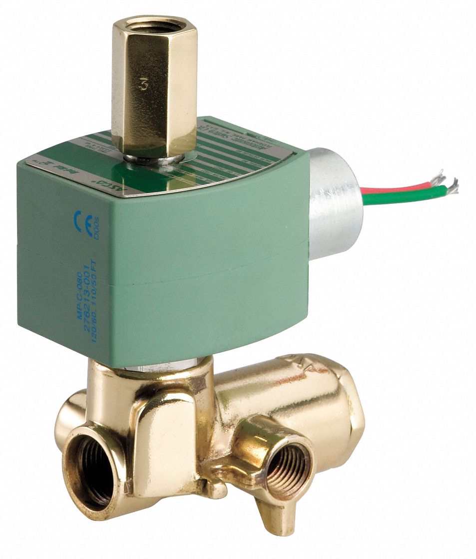 Solenoid Valve: 4-Way, 1/4 in Pipe Size, 110V AC/120V AC, Explosion Proof/Watertight