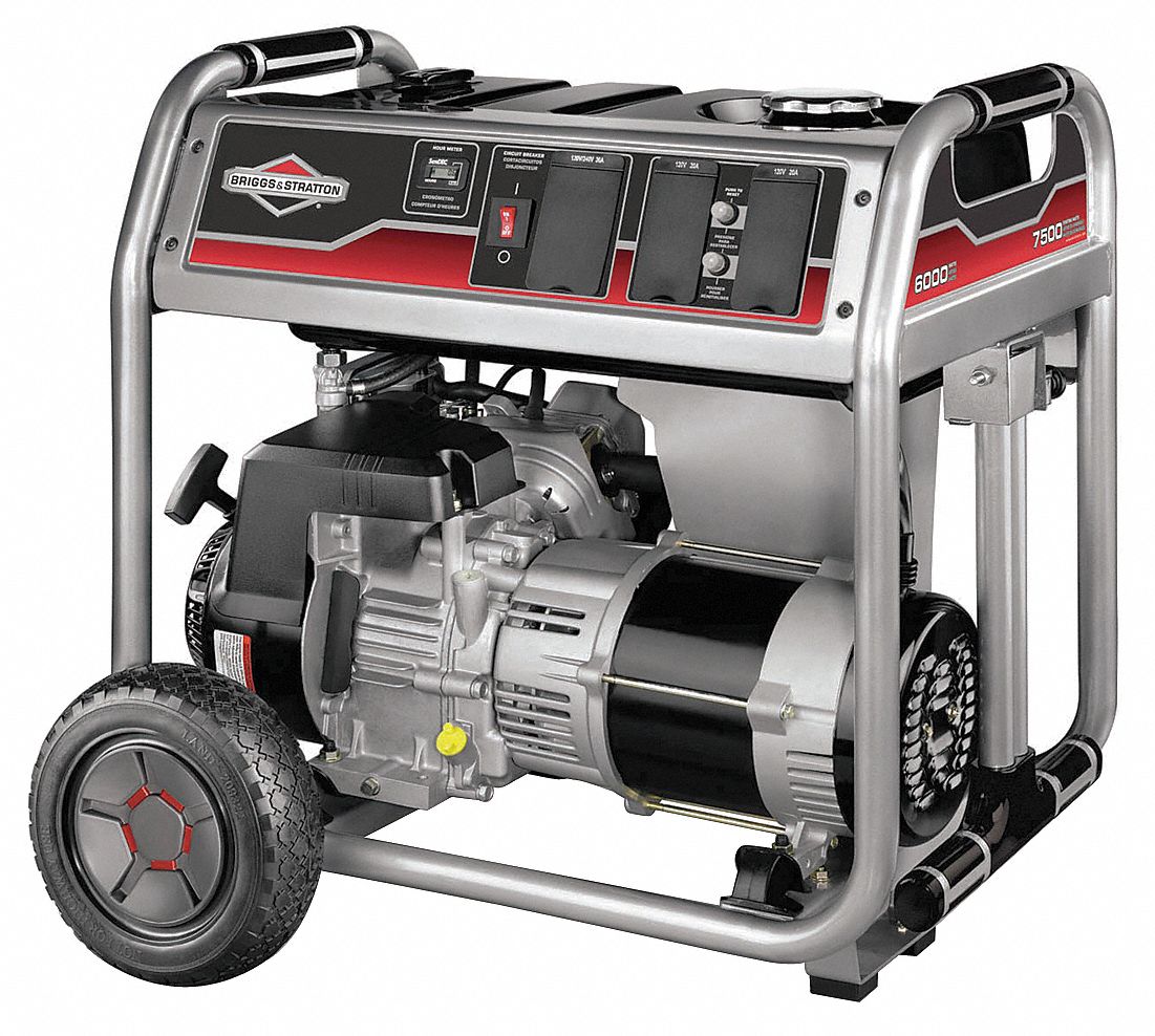 Portable Generator, Conventional, Generator Fuel Type Gasoline ...