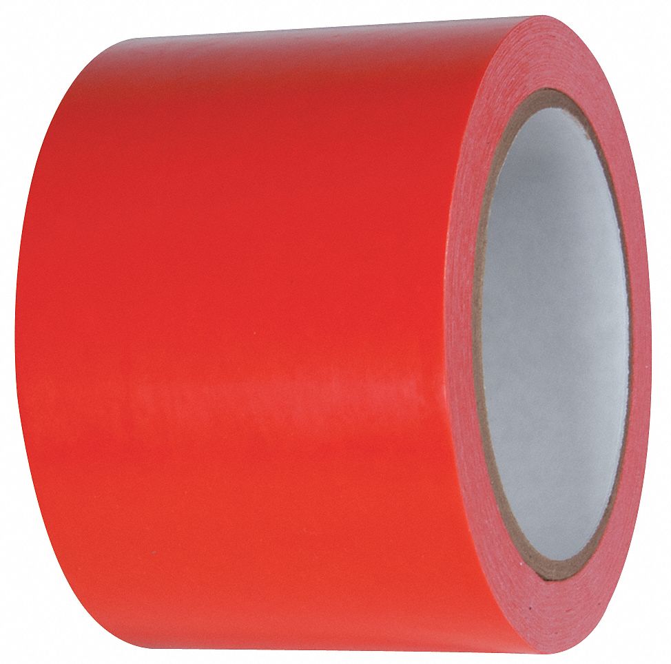 FLOOR MARKING TAPE,ROLL,3 IN. W,PK2