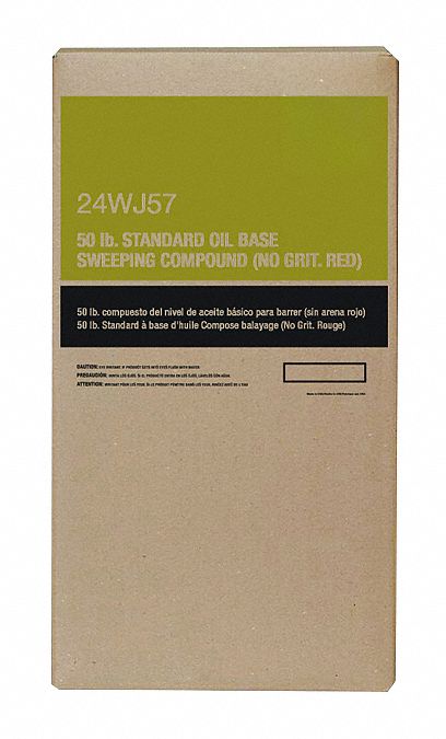 TOUGH GUY Red Gritless, Oil Based Sweeping Compound, 1 EA 24WJ57