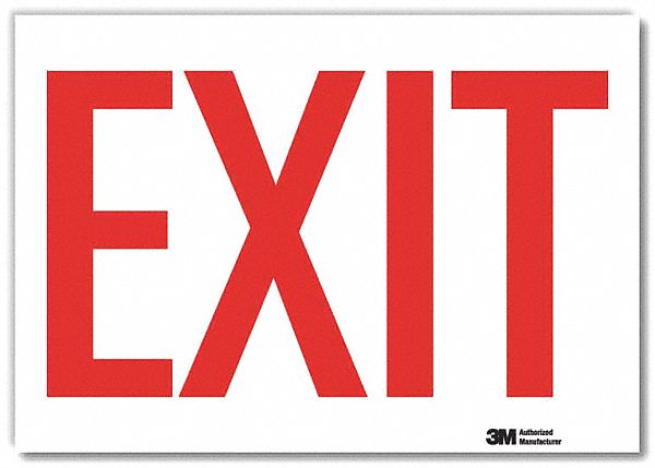 EXITサイン C38 (CA) USE NEXT EXIT SIGN – Main Street Signs, Athaco Inc.