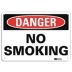 Danger: No Smoking Signs