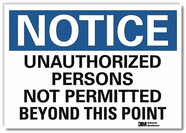 PANNEAU AVERT,H 7 PO X LA 10 PO,ANGLAIS