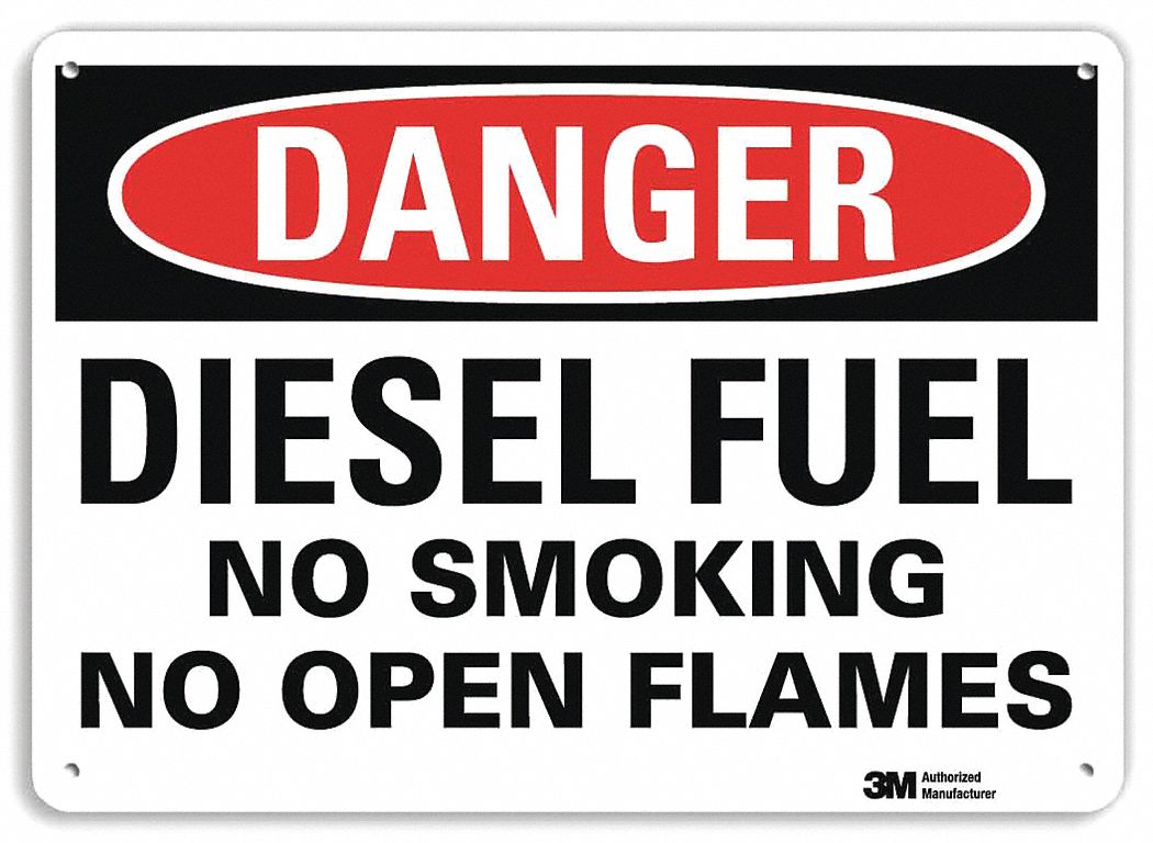 Danger Sign: Plastic, Mounting Holes Sign Mounting, 7 in x 10 in Nominal Sign Size, 0.055 in Thick