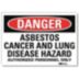 Danger: Asbestos Cancer And Lung Disease Hazard Authorized Personnel Only Signs