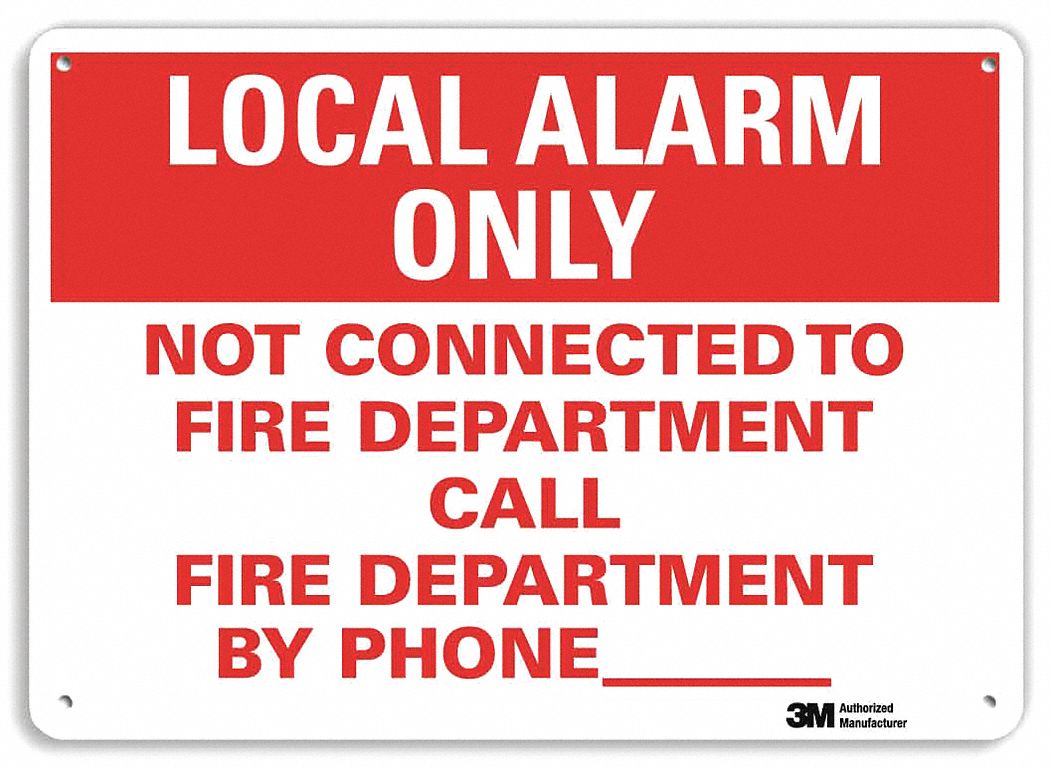 Notice Sign, 14 in x 14 in, Aluminum