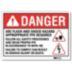 Danger: Arc Flash And Shock Hazard Appropriate PPE Required ___ Flash Hazard Boundary ___ Cal/Cm2 Flash Hazard At 18 Inches Signs