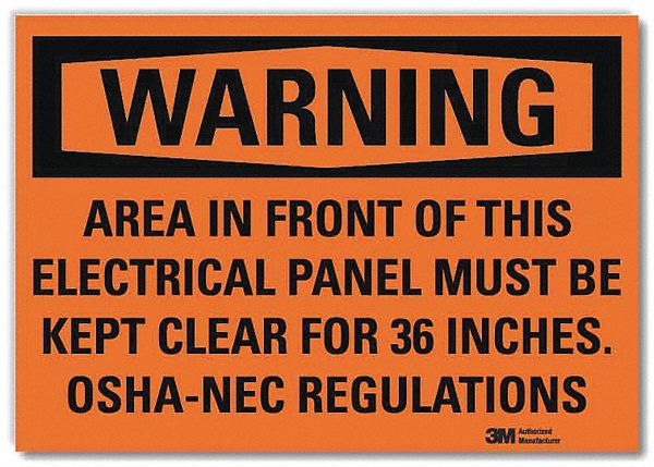 PANNEAU AVERT,7 PO H X 10 PO LA,ANGLAIS