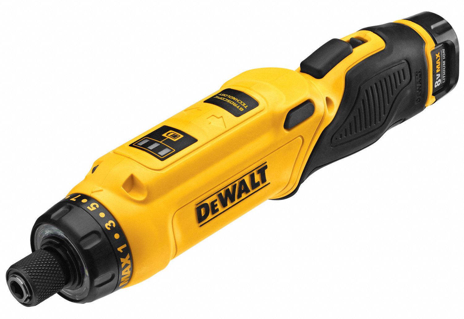 DEWALT Cordless Screwdriver Kit, Cordless, 1/4 in Hex Drive Size, 430 ...