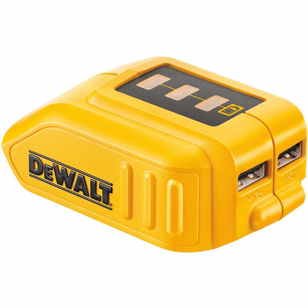 DEWALT, 12V DC, 20V DC, Ports, USB Power Source - 24WY40|DCB090 - Grainger