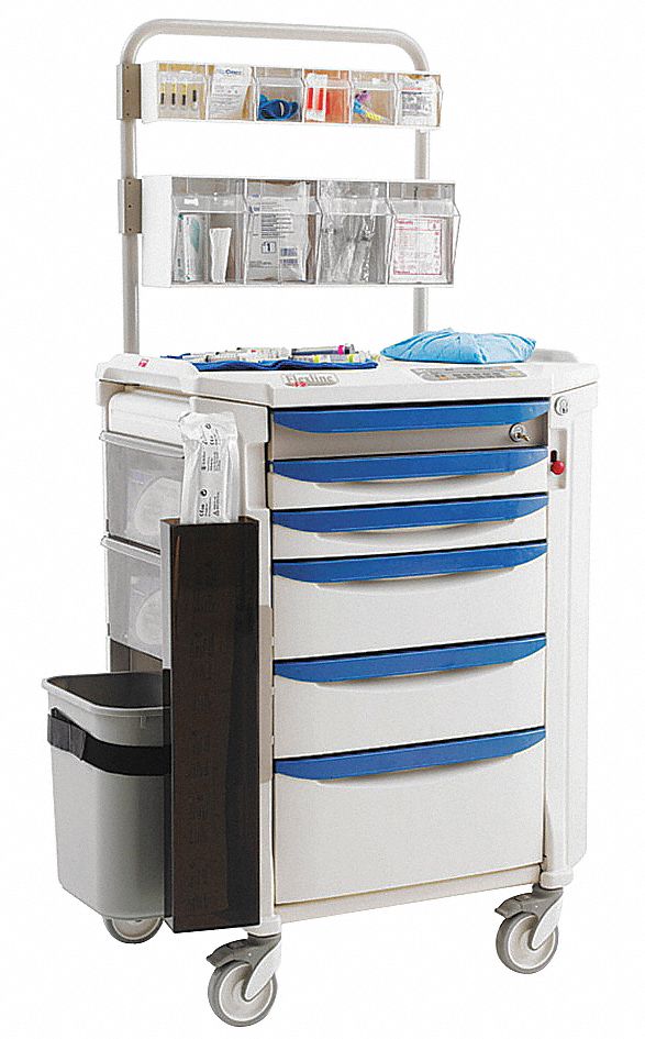 METRO Medical Procedure Cart, Taupe 24X114FLANES1 Grainger