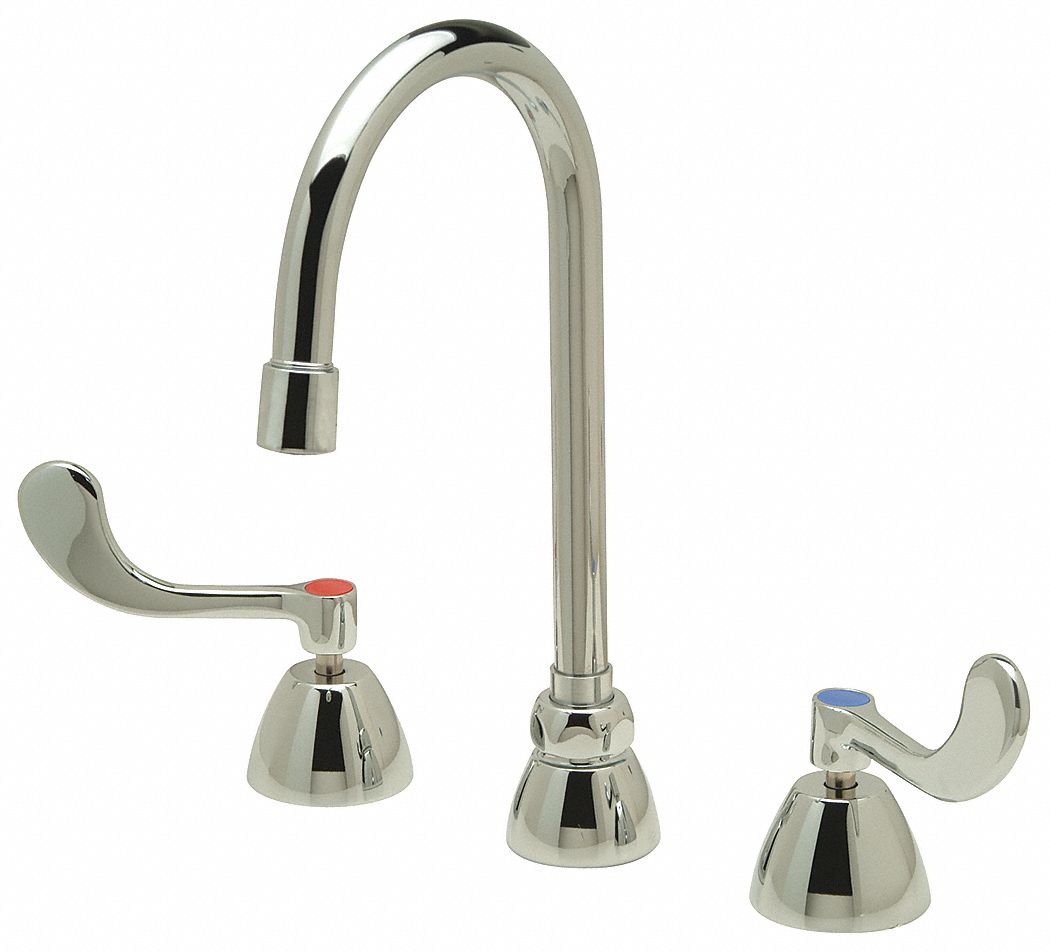 GOOSENECK KITCHEN/BATHROOM FAUCET: ZURN, AQUASPEC, CHROME FINISH, 2.2 GPM, 11 IN SPOUT L