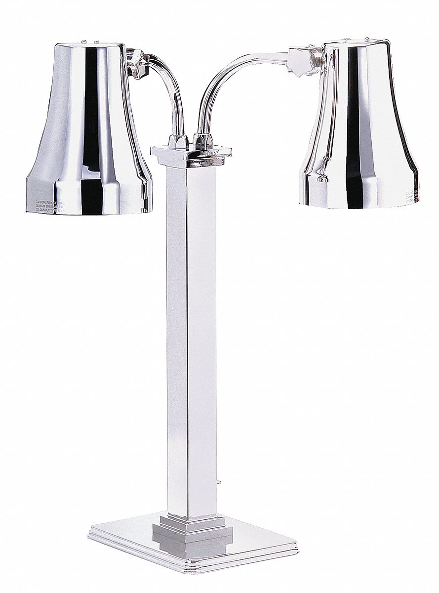 SPRING USA, 2 Bulbs, 27 in Overall Ht, Heat Lamp 24X25127925 Grainger