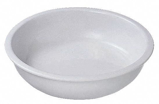 Food Pan: Full Size, Round, 5 qt Capacity, 11 7/8 in Overall Lg, 11 7/8 in Overall Wd