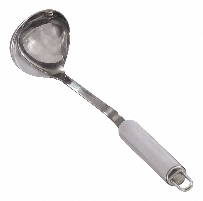 Bent Handle Dressing Ladle Stainless Steel