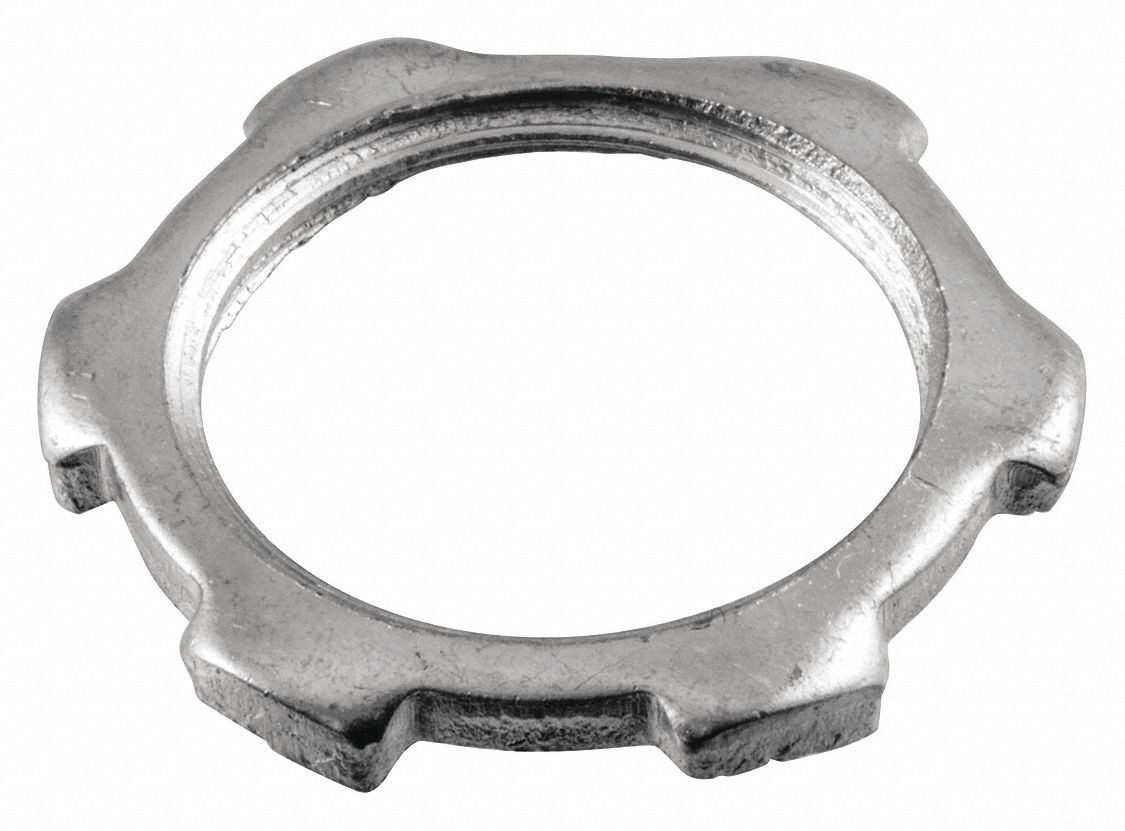 1 1/2In. Zinc-Plated Locknut