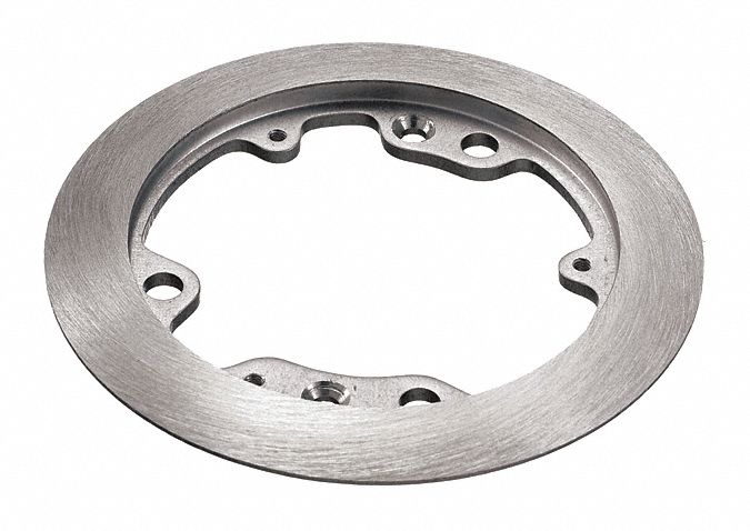 Round Aluminum Carpet Flange, 6-1/4In Dia