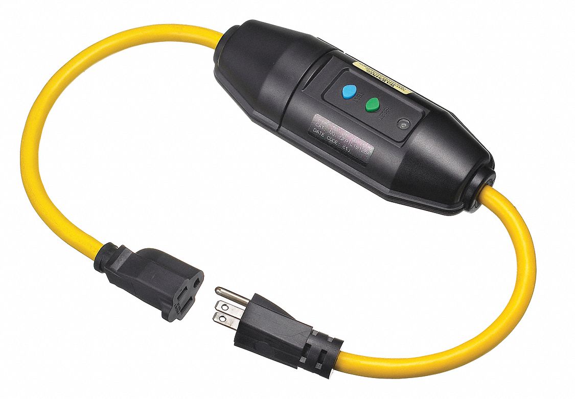 GFCI Line Cord, 15A, Single Tap