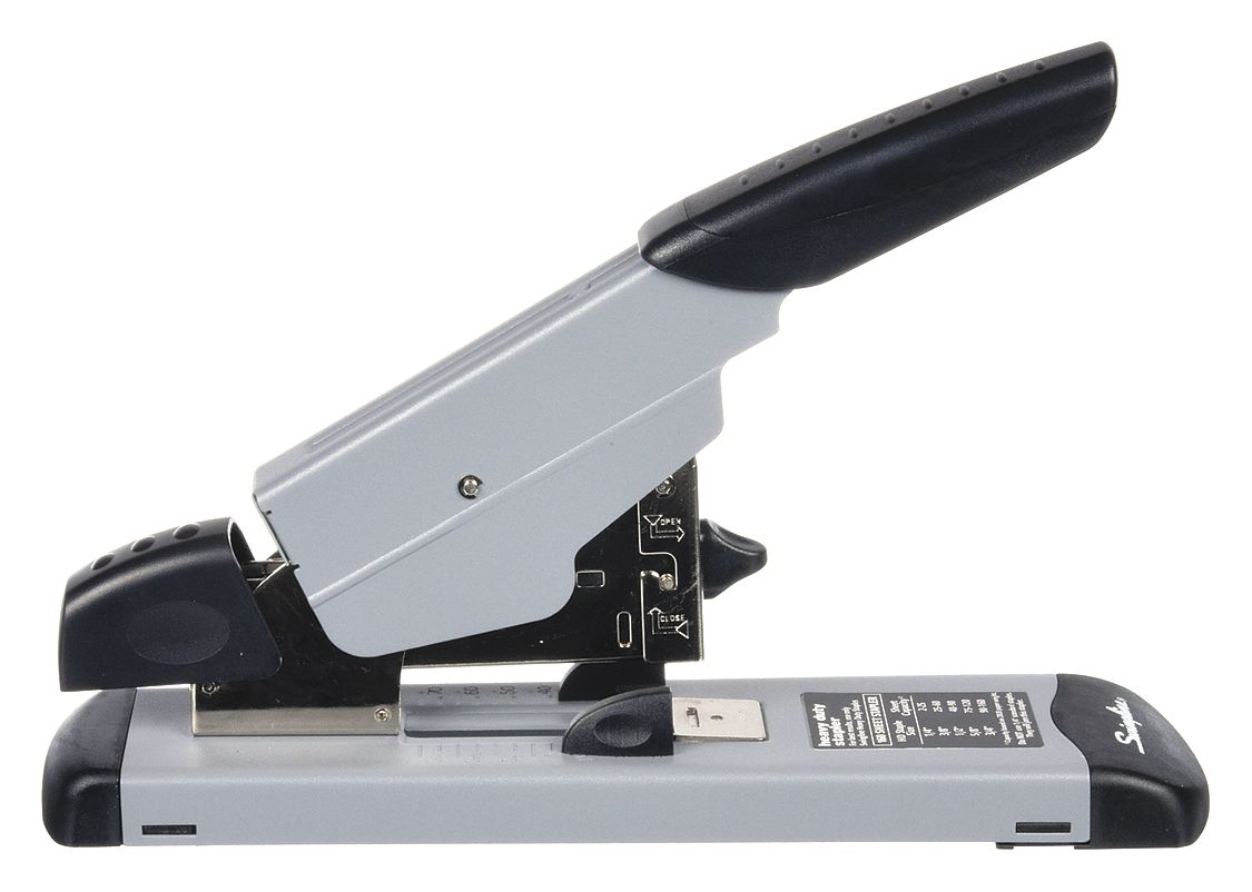 SWINGLINE, 160 Sheet Capacity, 2 3/4 in Throat Dp, Stapler 24Y090