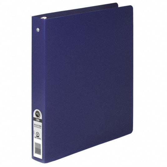 1 in Ring Size, Round, Ring Binder - 24Y204|A7039713A - Grainger