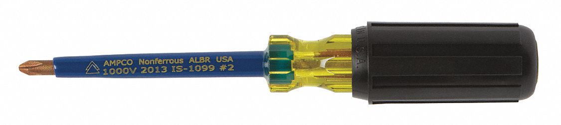 AMPCO(アンプコ) Non-Sparking Screwdriver Standard マイナス