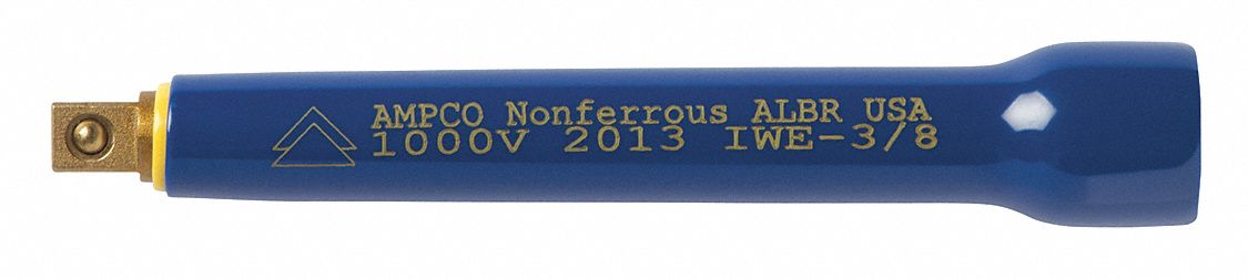 Socket Extension: 3/8 in Input Drive Size, 3/8 in Output Drive Size, 6 in Overall Lg, Std