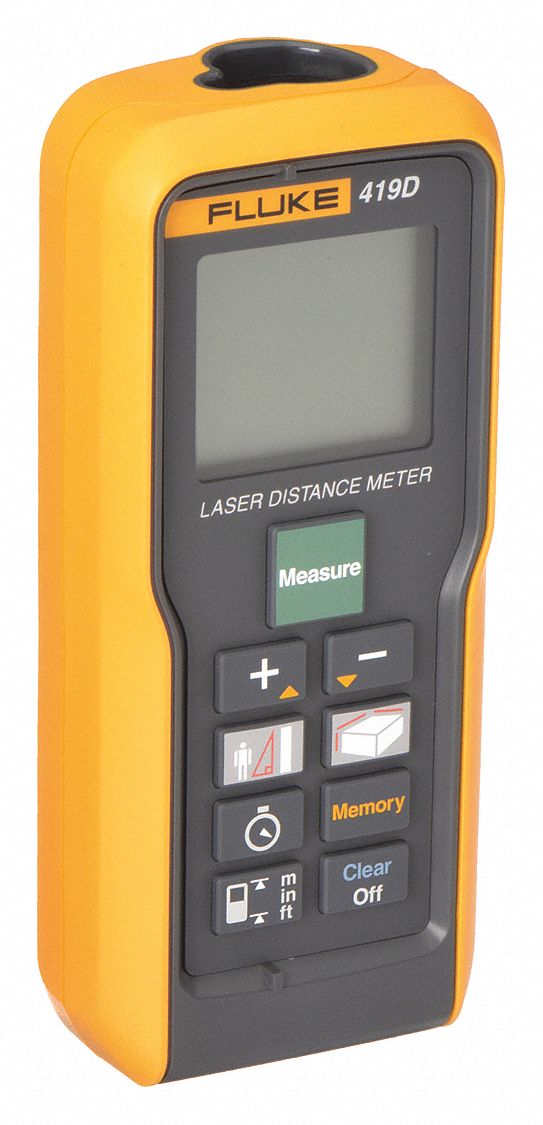 FLUKE, 260 ft Max Measuring Distance, ±3/32 in, Laser Distance Meter