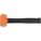 SLEDGE HAMMER,4 LB.,12 IN,RUBBER/STEEL