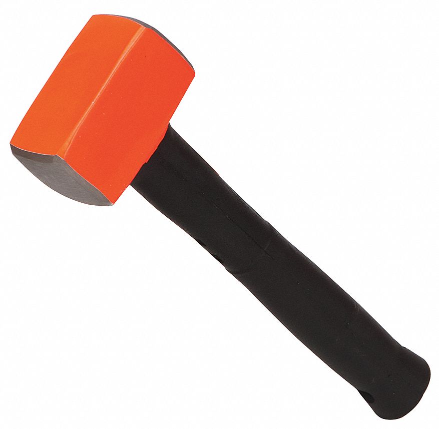 WESTWARD Double Face Sledge Hammer, 4 lb Head Weight, 1 15/16 in Head Width, 16 in Overall