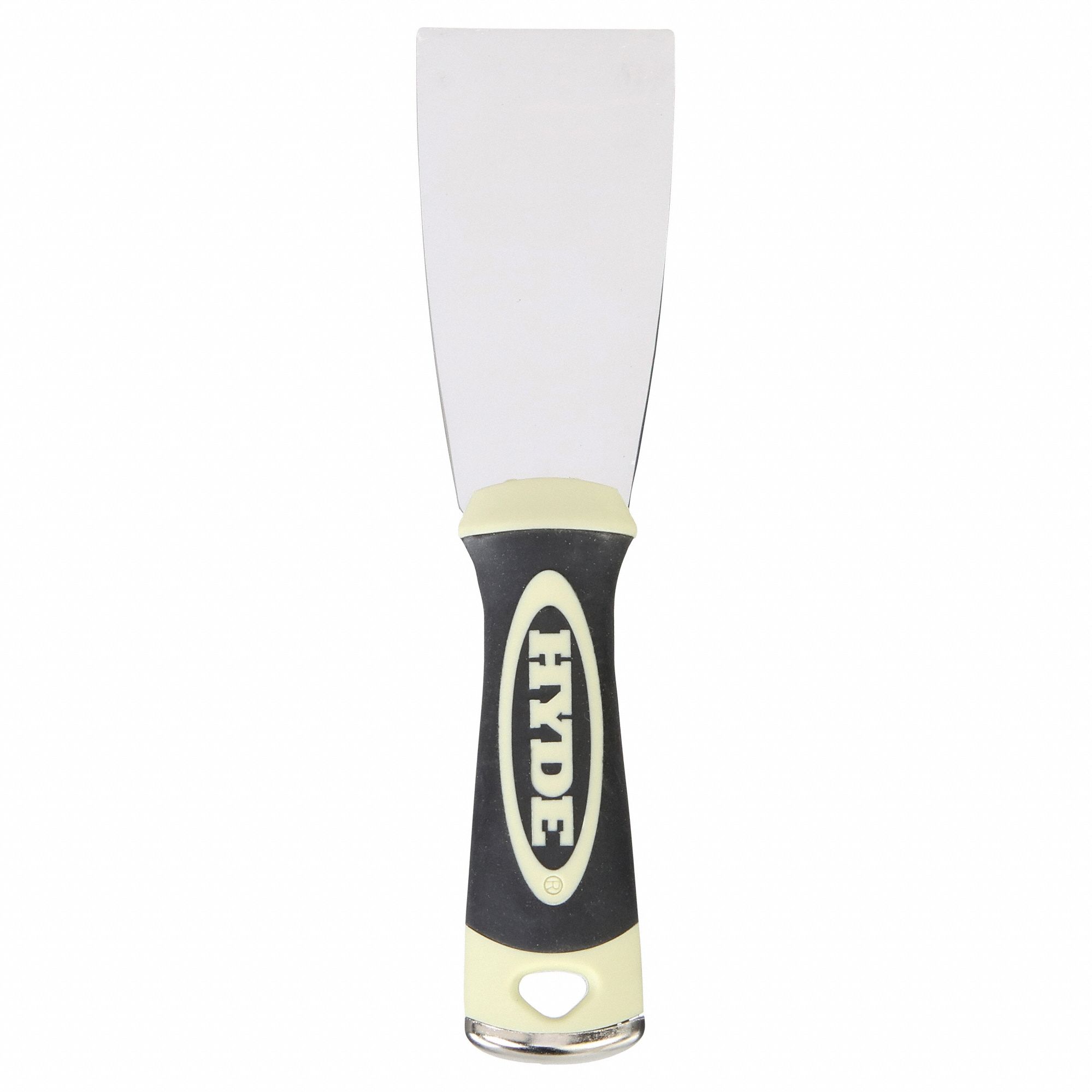 PUTTY KNIFE, CARBON STEEL BLADE, POLYPROPYLENE HANDLE/TPE, STRAIGHT BLADE