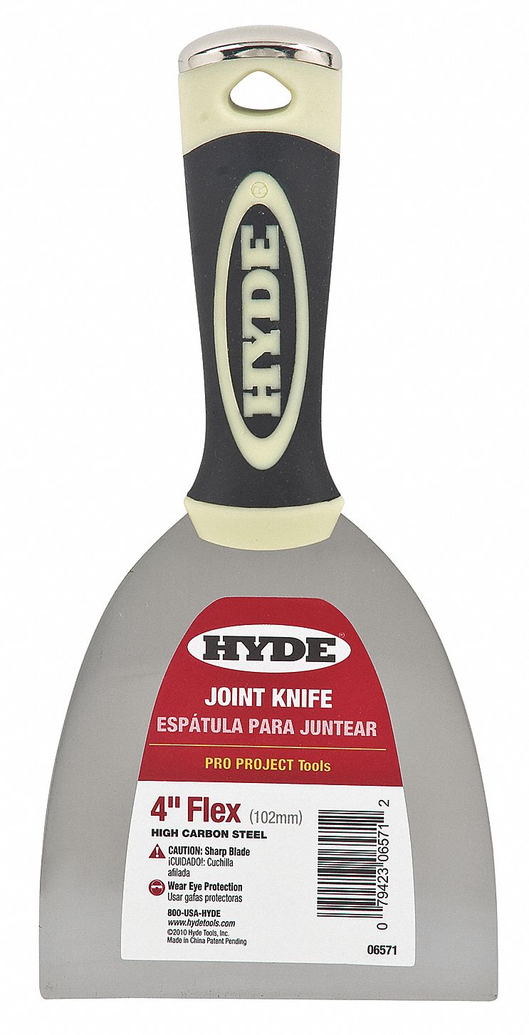 HYDE Joint Knife 4 in Blade Wd, Carbon Steel, 4 in Blade Lg, Std
