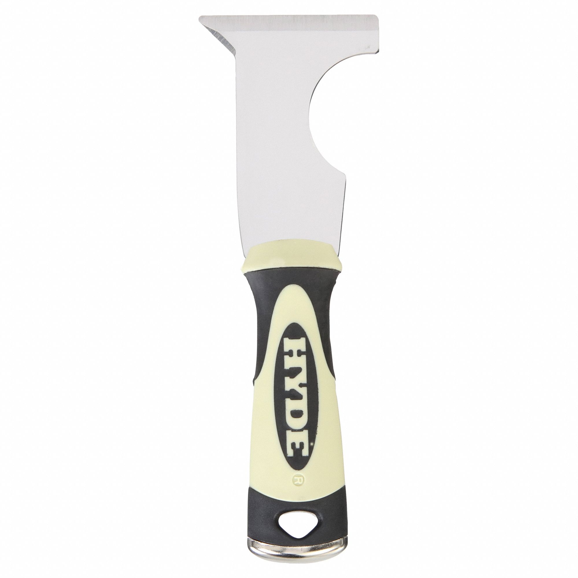PAINTERS TOOL, CARBON STEEL, 2 1/2 IN BLADE W, 3 1/4 IN BLADE L, PLASTIC HANDLE