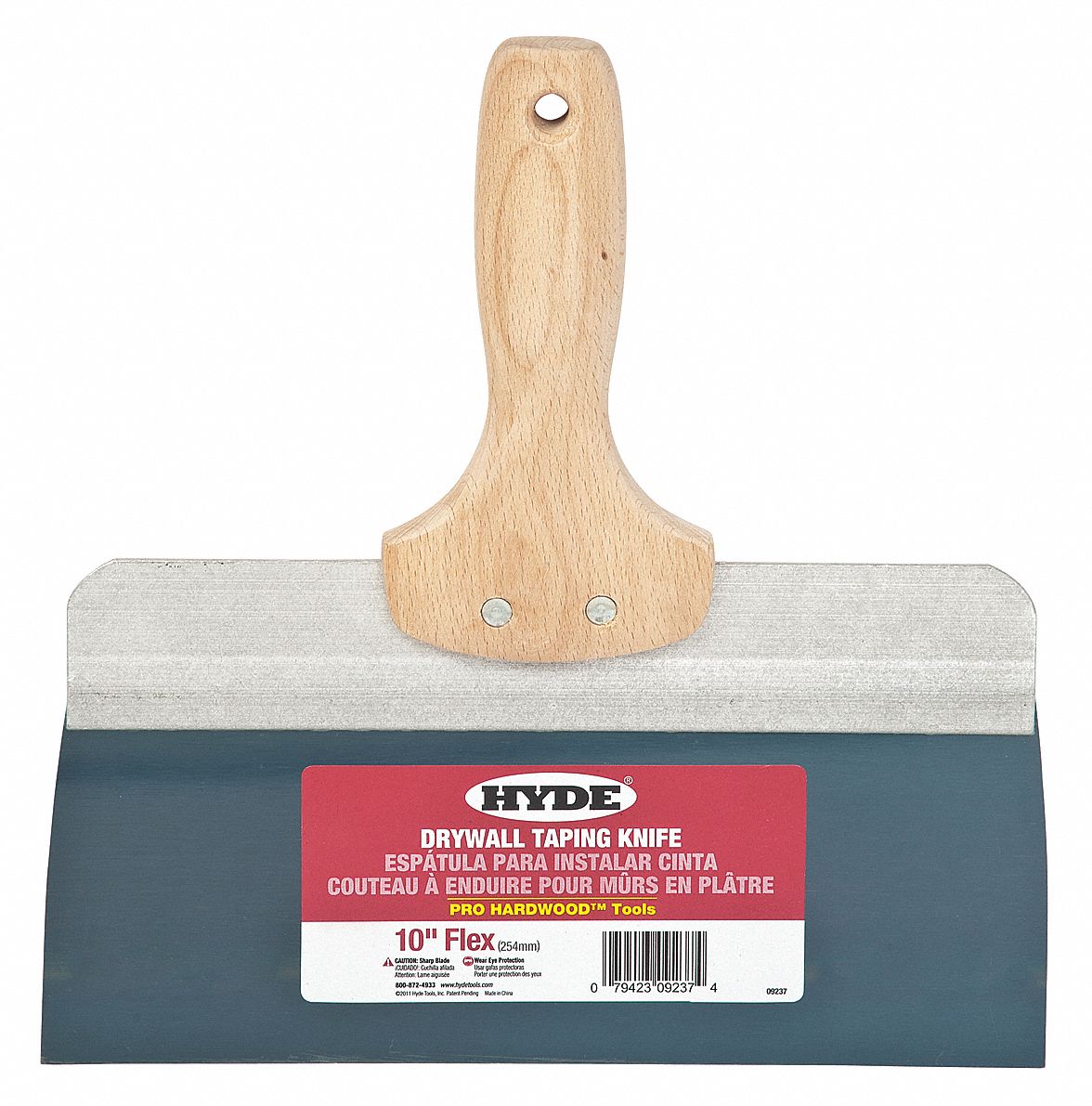 HYDE, 10 in Blade Wd, Blue Steel, Taping Knife 24Z43909237 Grainger