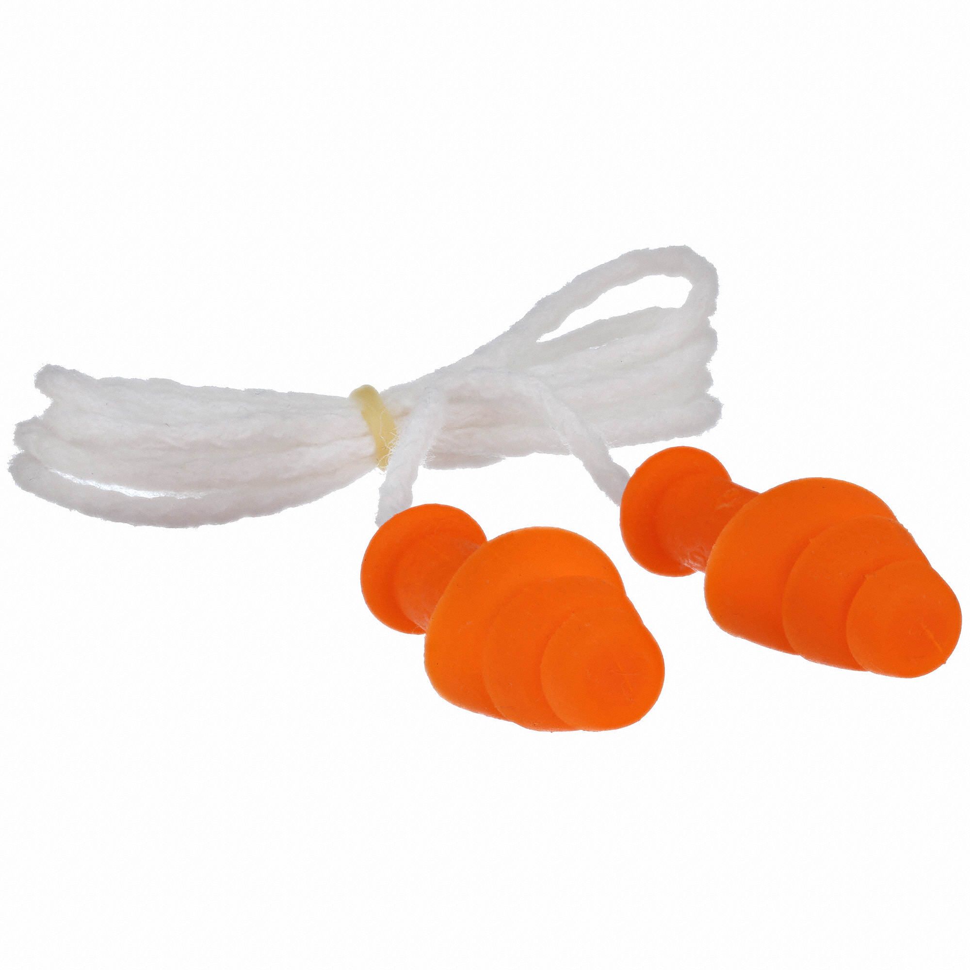 Ear Plugs, Corded, Flanged, 25dB, PK100