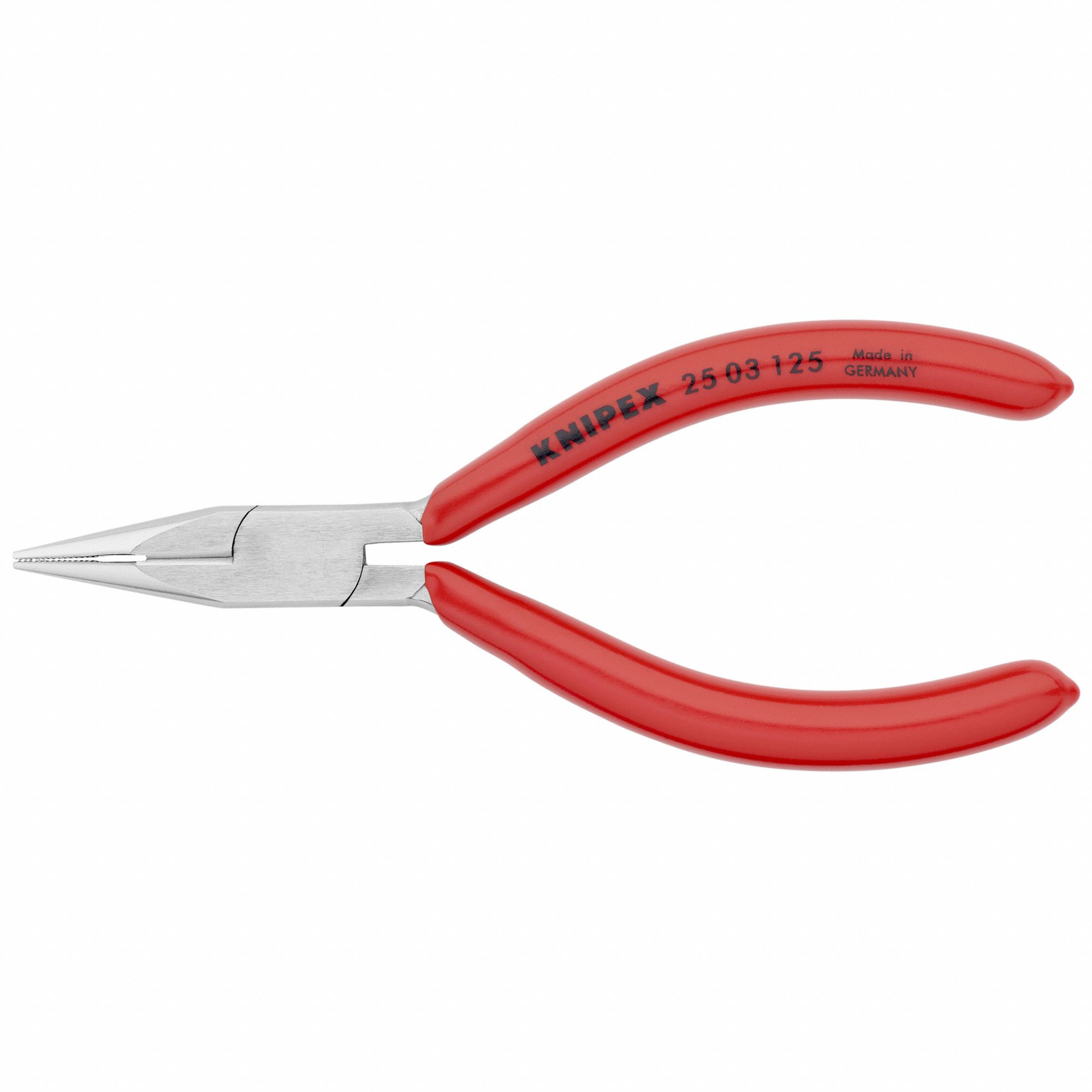 KNIPEX 5-in Needle Nose Pliers with Dipped Handle for Precision