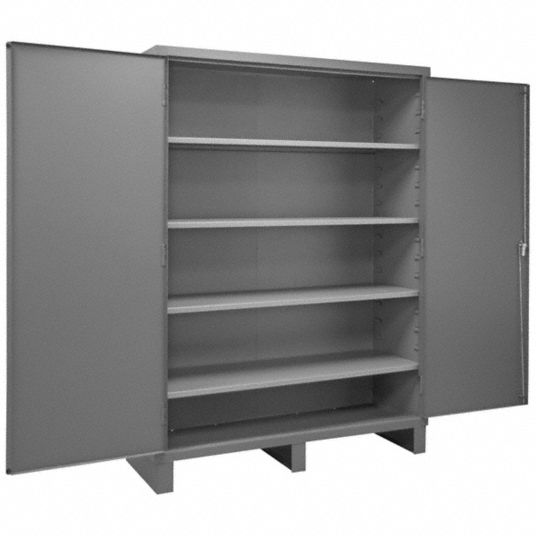 60 in. W x 32 in. D Heavy Duty Steel, 4 Door Storage Cabinet
