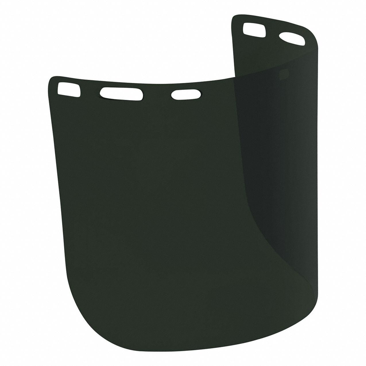 Face Shield Visor: 15 in Overall Wd, 8 in Overall Ht, 0.08 mm Overall Thick, Green, Anti-Fog