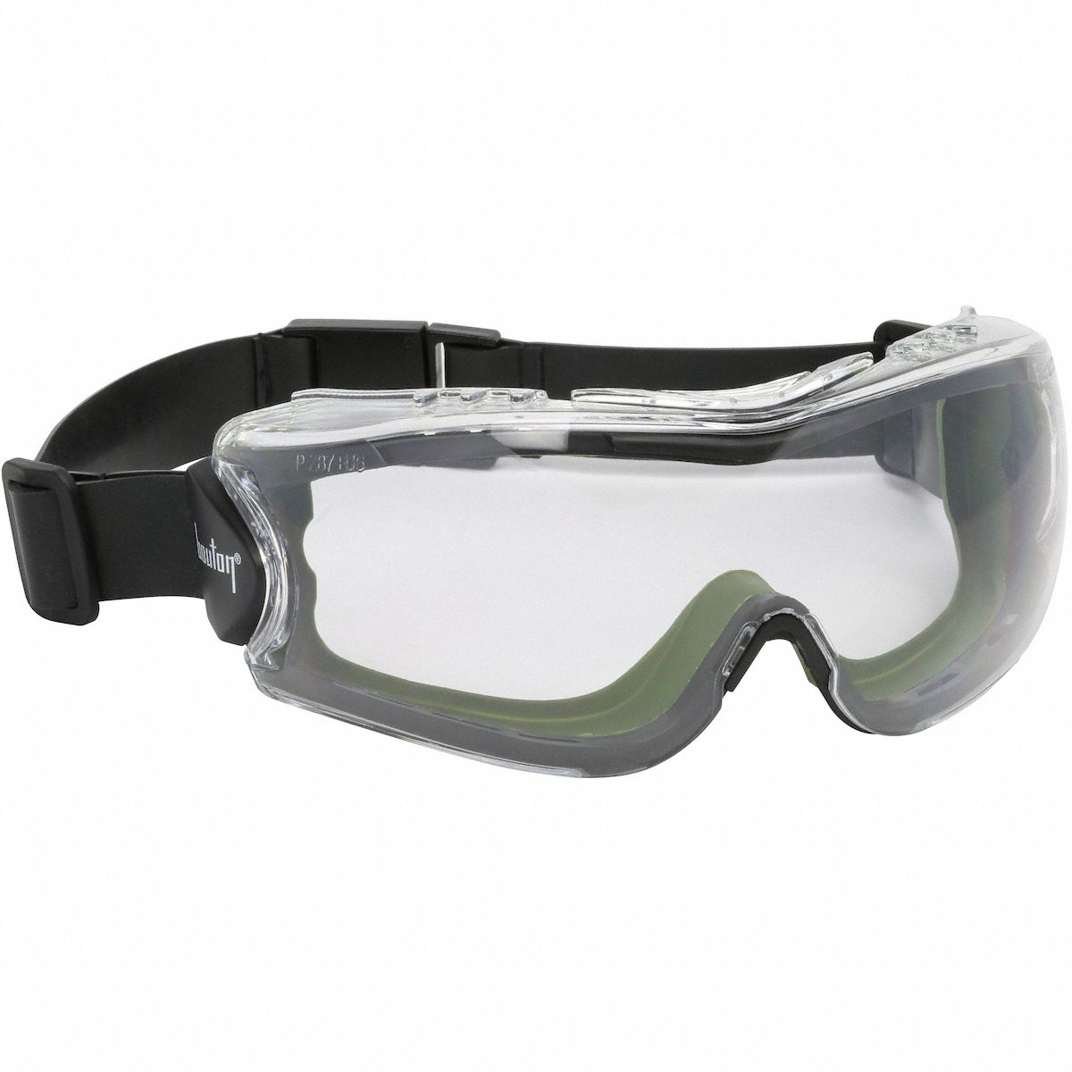 Safety Goggles: Clear Lens Color, FogLess® 3Sixty™, Indirect, Neoprene Band Material, 1 PR